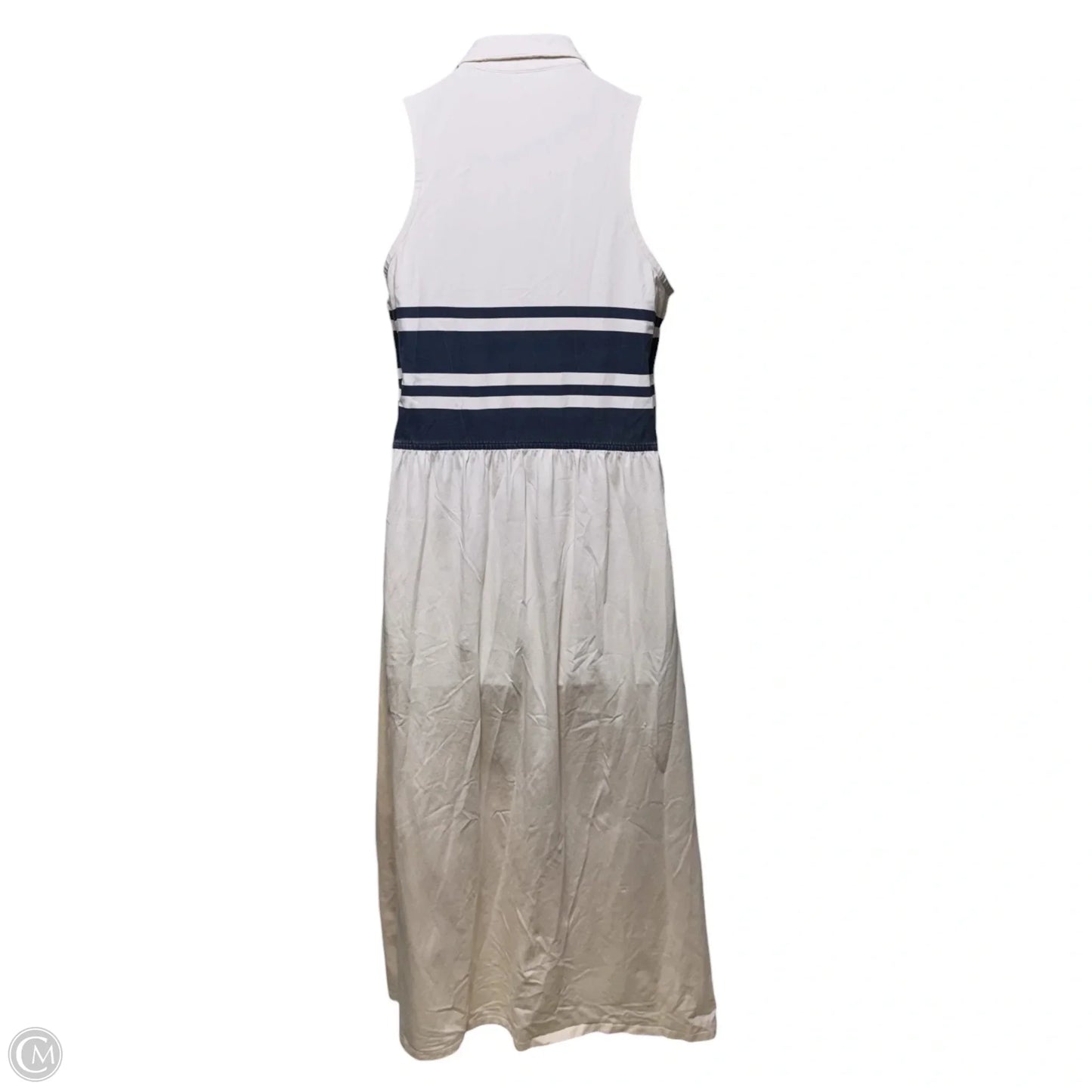 Haven Midi Dress By Spartina In Pearl White Navy Stripe, Size: L