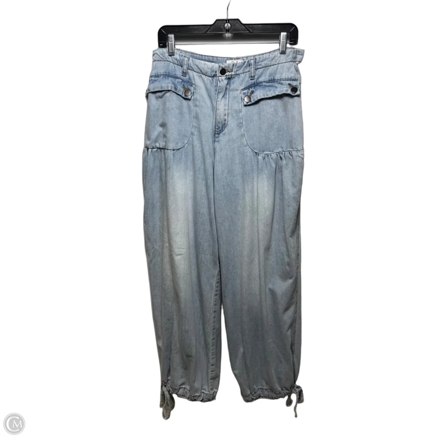 Jeans Wide Leg By Easel In Blue Denim, Size: M