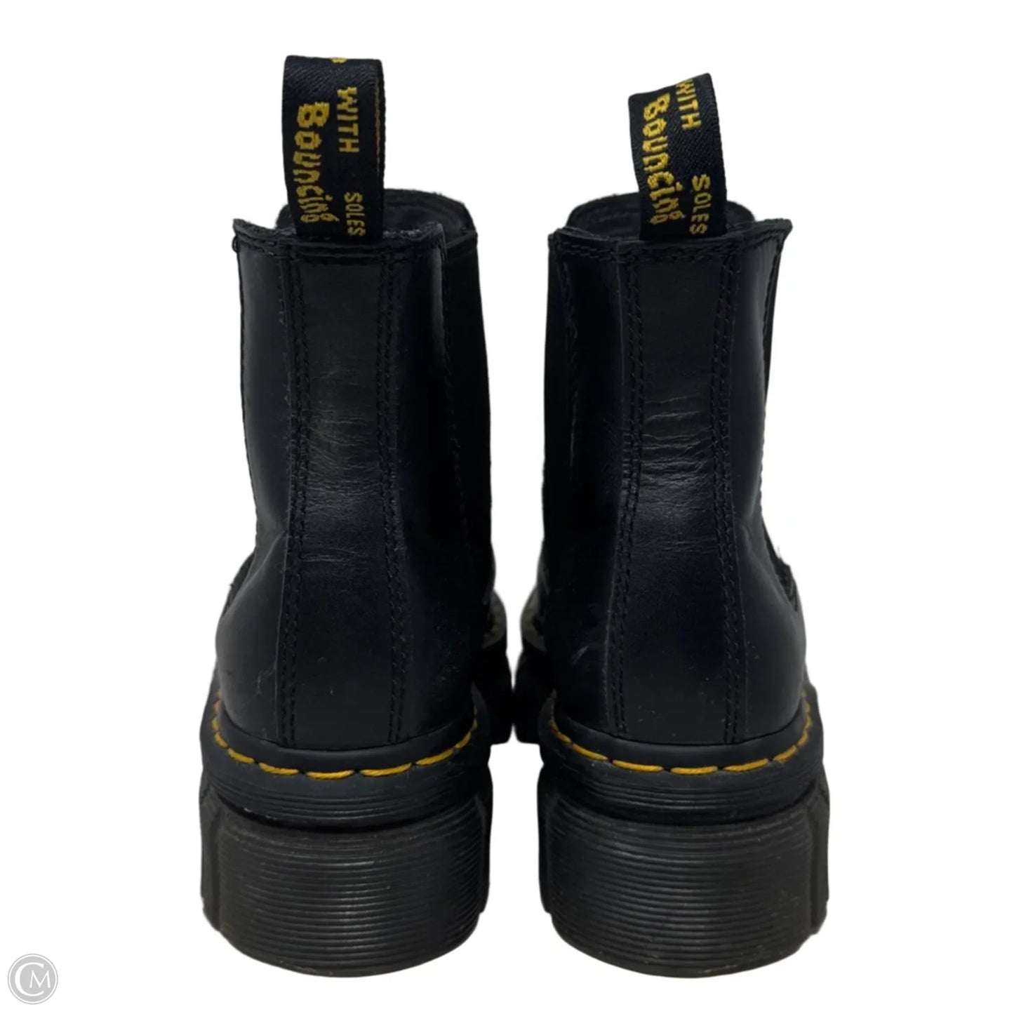 Audrick Chelsea Platform Boots By Dr Martens In Black, Size: 5