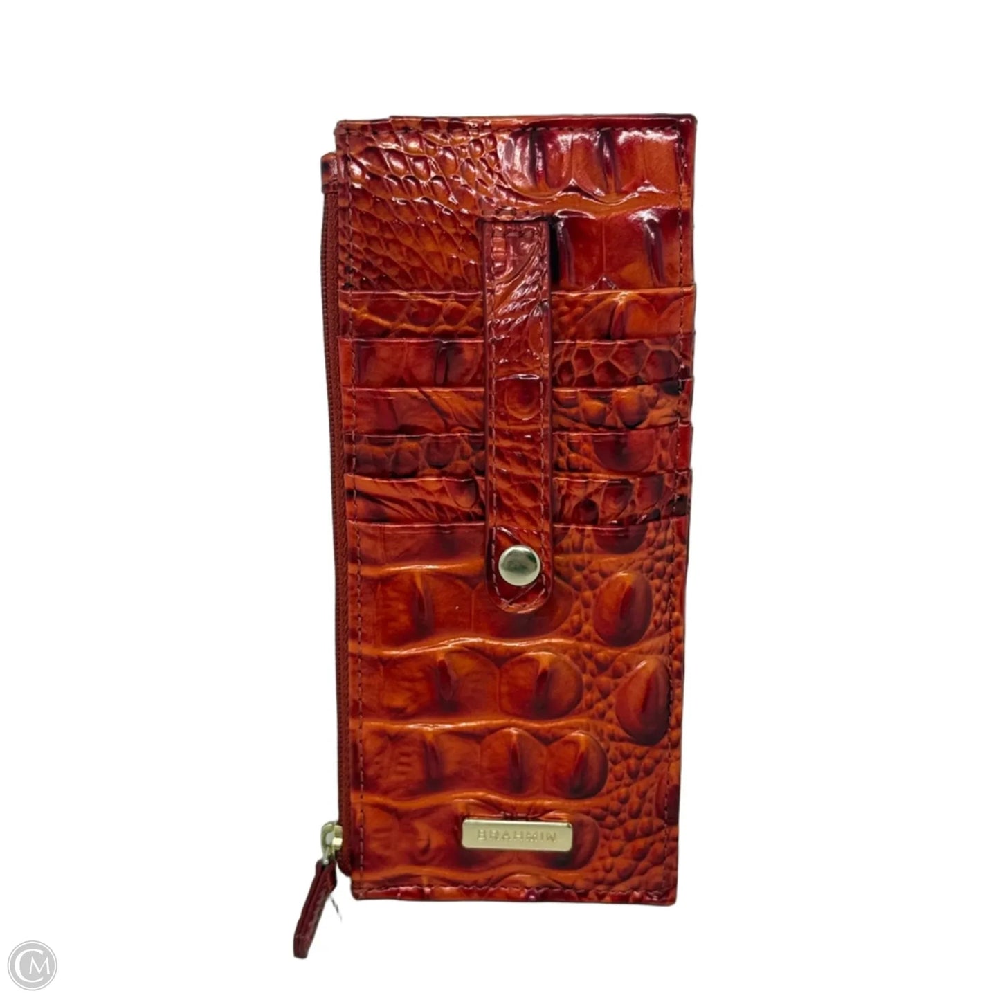 Long Card Wallet Designer By Brahmin, Size: Small
