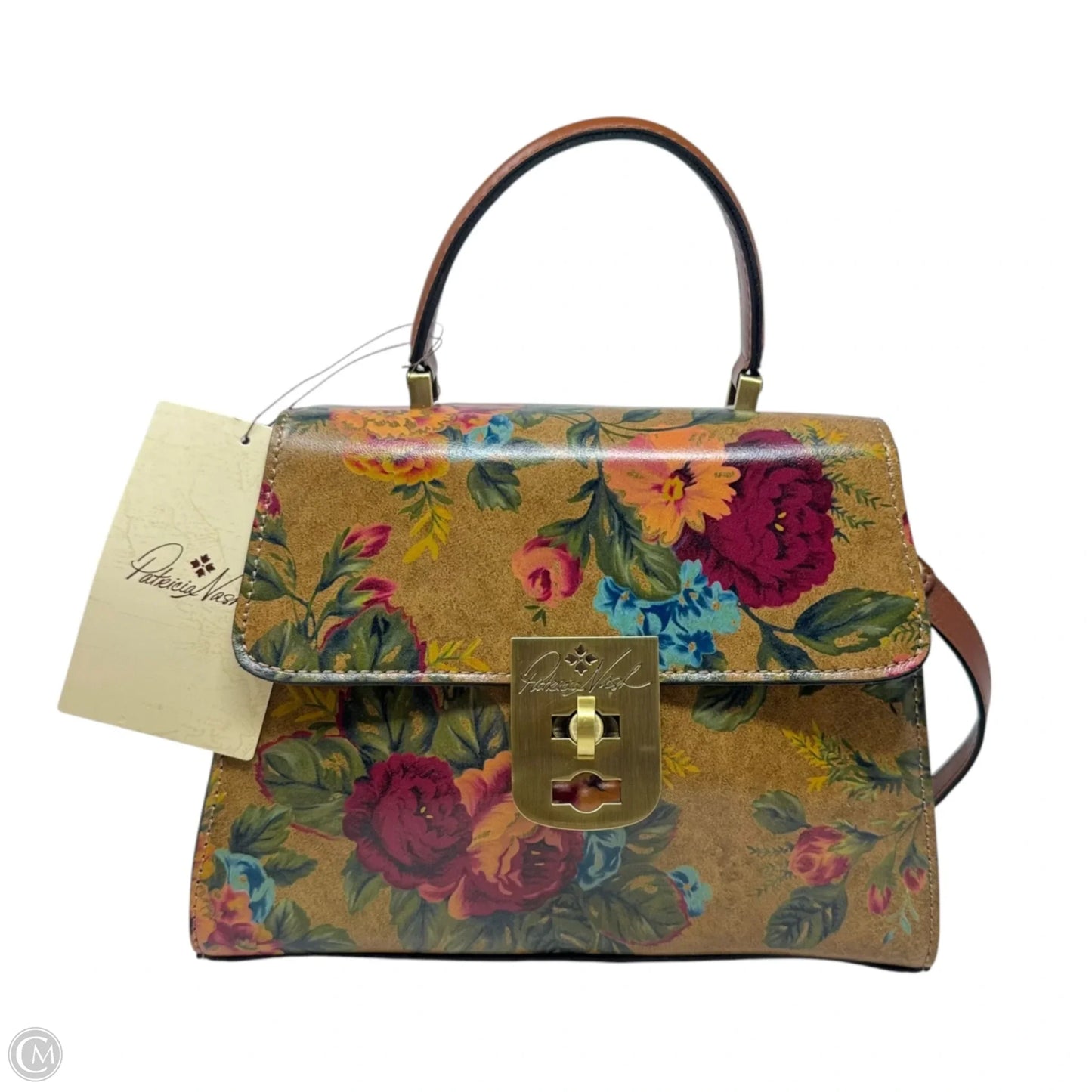 Carisbrook Satchel Handbag Designer By Patricia Nash, Size: Medium