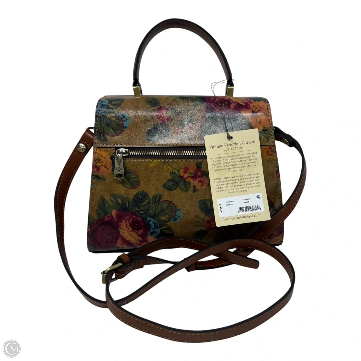 Carisbrook Satchel Handbag Designer By Patricia Nash, Size: Medium