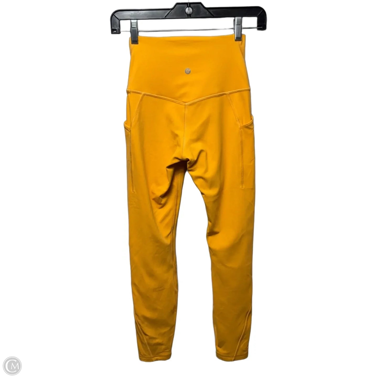 Athletic Leggings By Lululemon In Orange, Size: 4