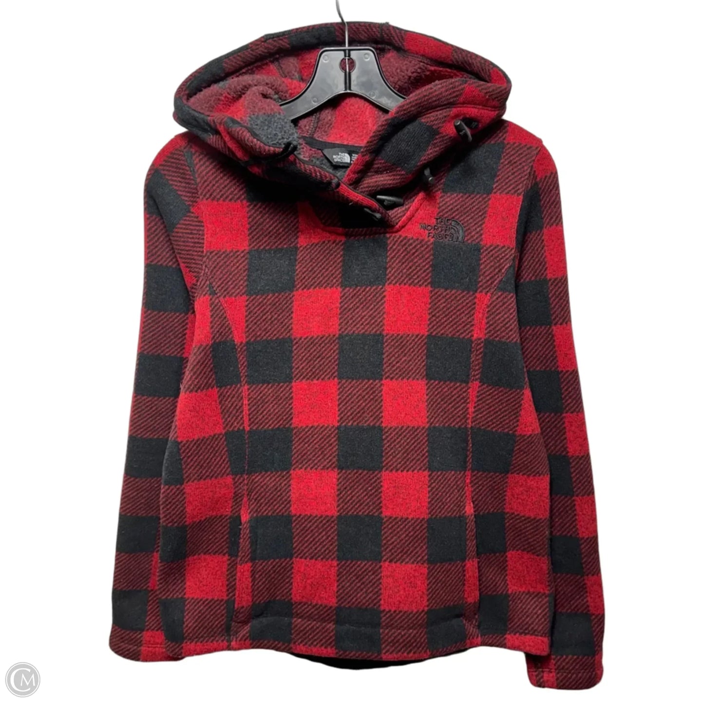 Jacket Fleece By The North Face In Checkered Pattern, Size: S