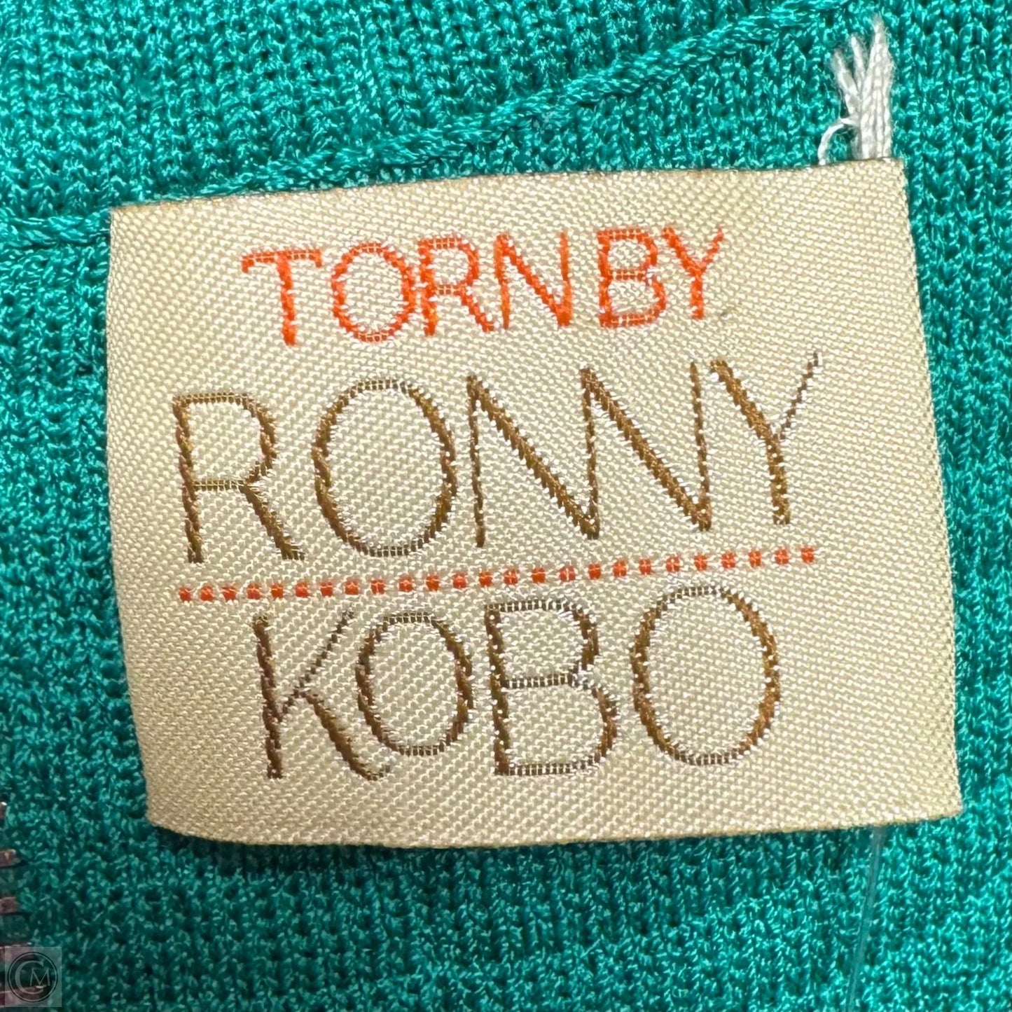 Ribbed Sleeveless Bodycon Dress By Torn By Ronny KoBo In Jade Green, Size: S