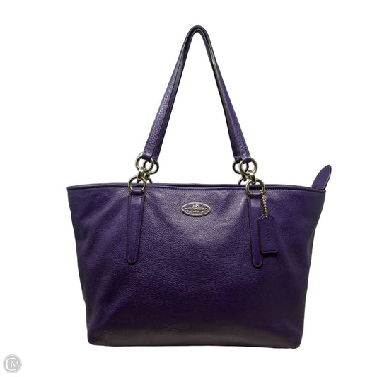 Handbag Designer By Coach, Size: Large
