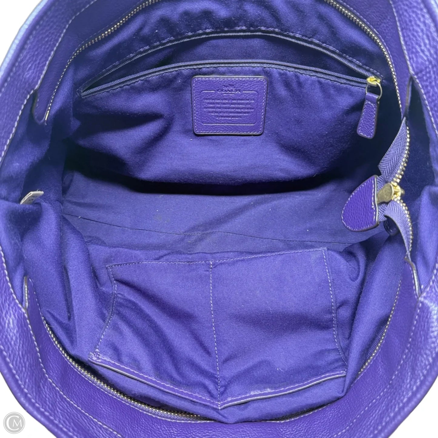 Handbag Designer By Coach, Size: Large