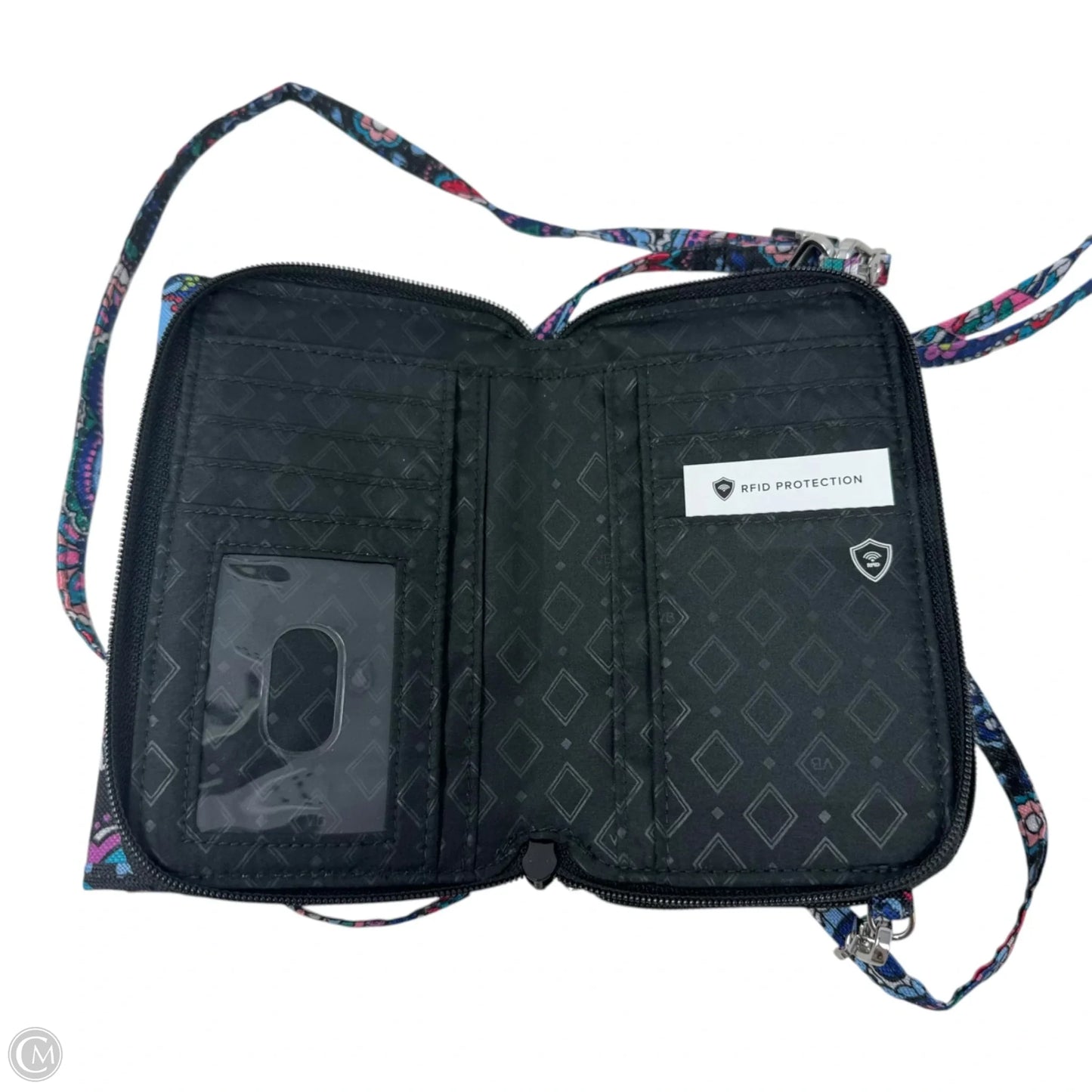 Wallet on Strap By Vera Bradley, Size: Large