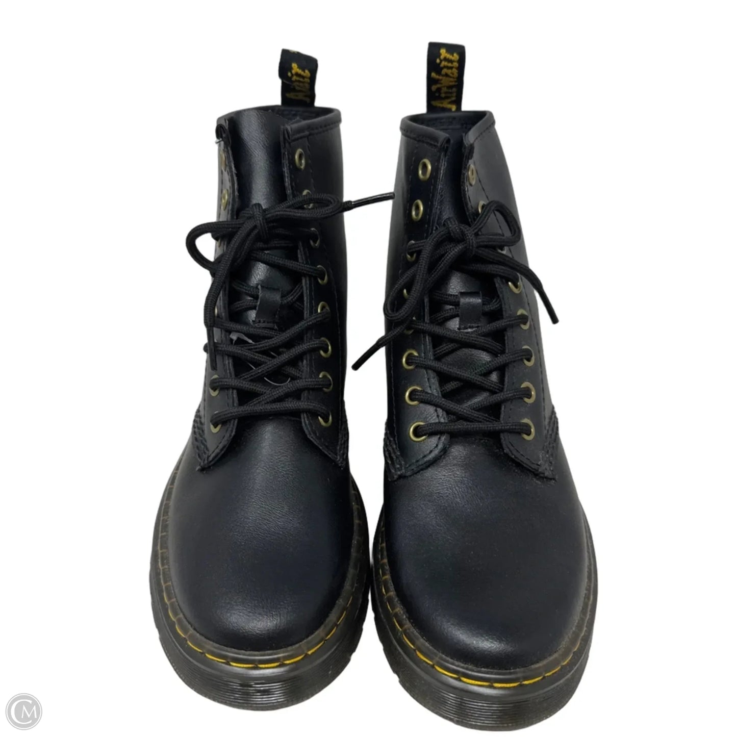 Matte Zavala Boots Combat By Dr Martens In Black, Size: 7
