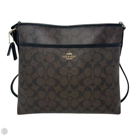 Signature File Crossbody Designer By Coach, Size: Medium