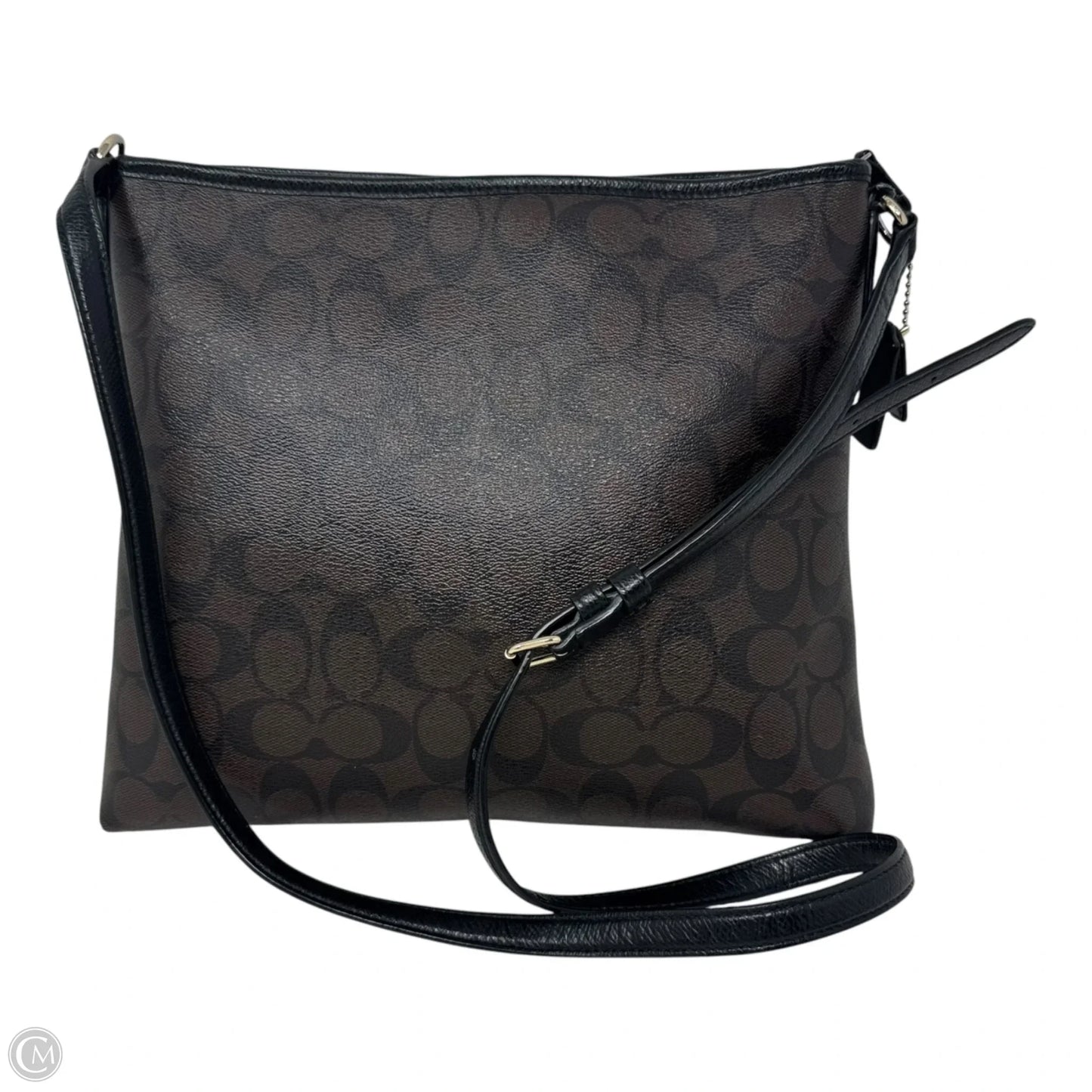 Signature File Crossbody Designer By Coach, Size: Medium