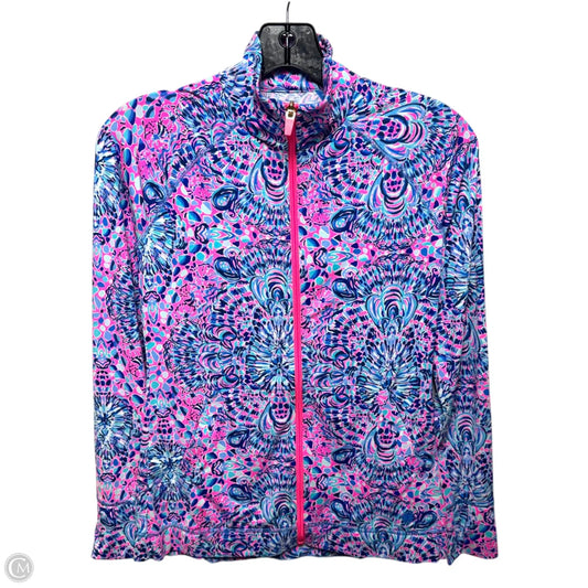 Top Long Sleeve Designer By Lilly Pulitzer Luxletic In Multi-colored, Size: XXS