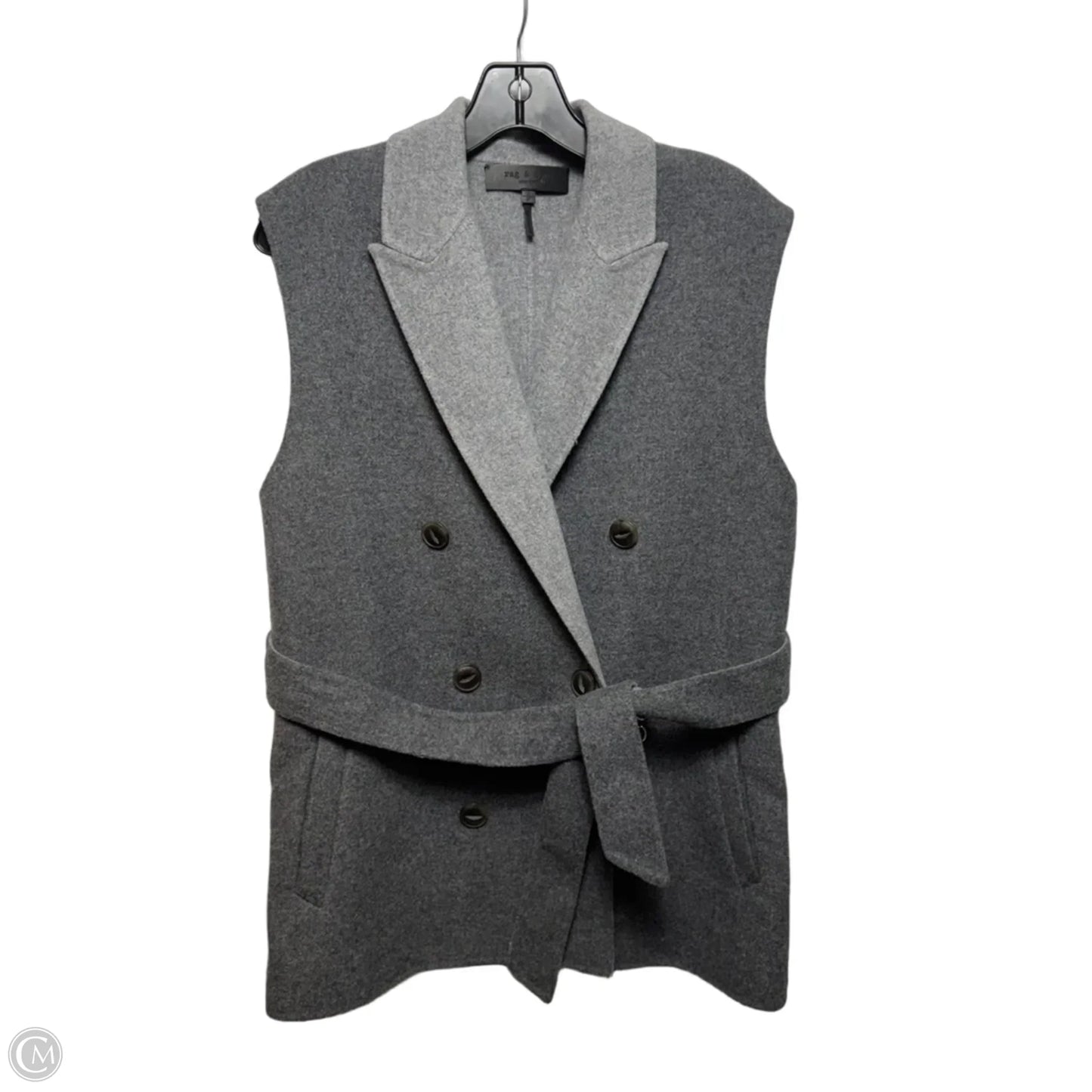 Wool Blend Vest Other By Rag And Bone In Grey, Size: S