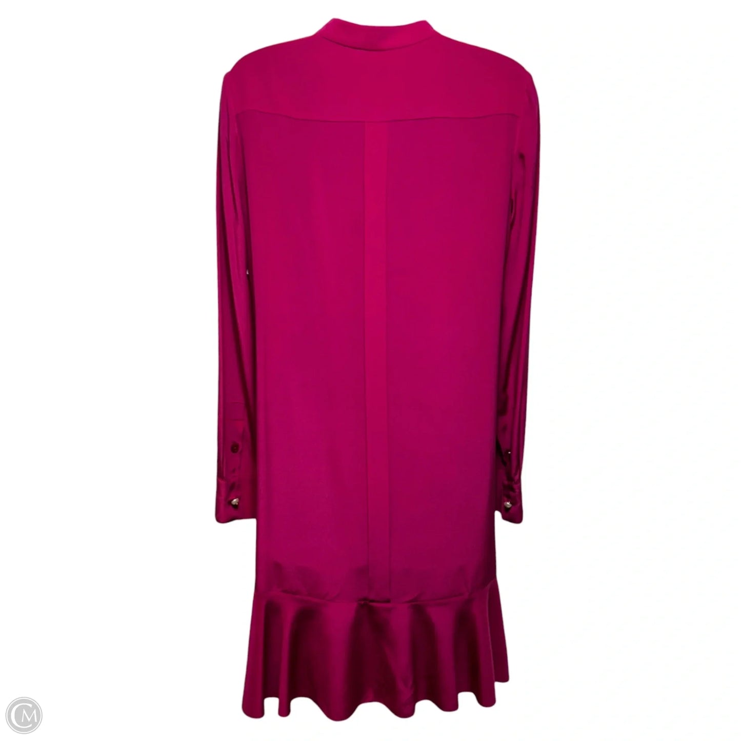 Jane Silk Ruffle Dress Designer By Tory Burch In Pink, Size: 6