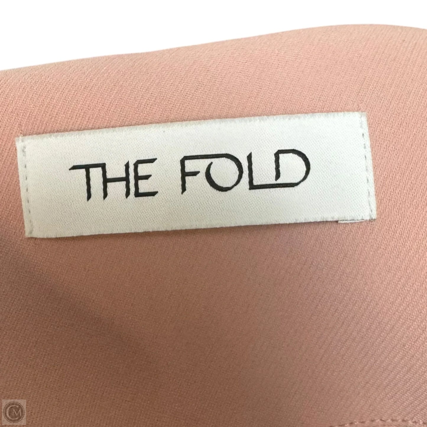 Blouse Long Sleeve By The Fold In Peach, Size: 14