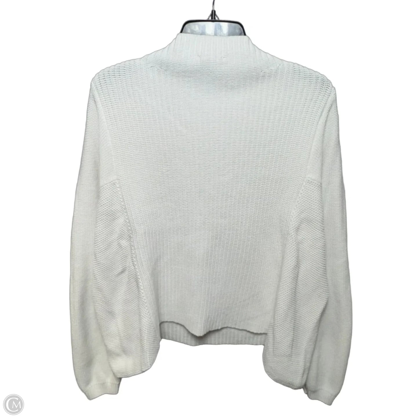 Cotton Sweater By Sara Campbell In White, Size: L