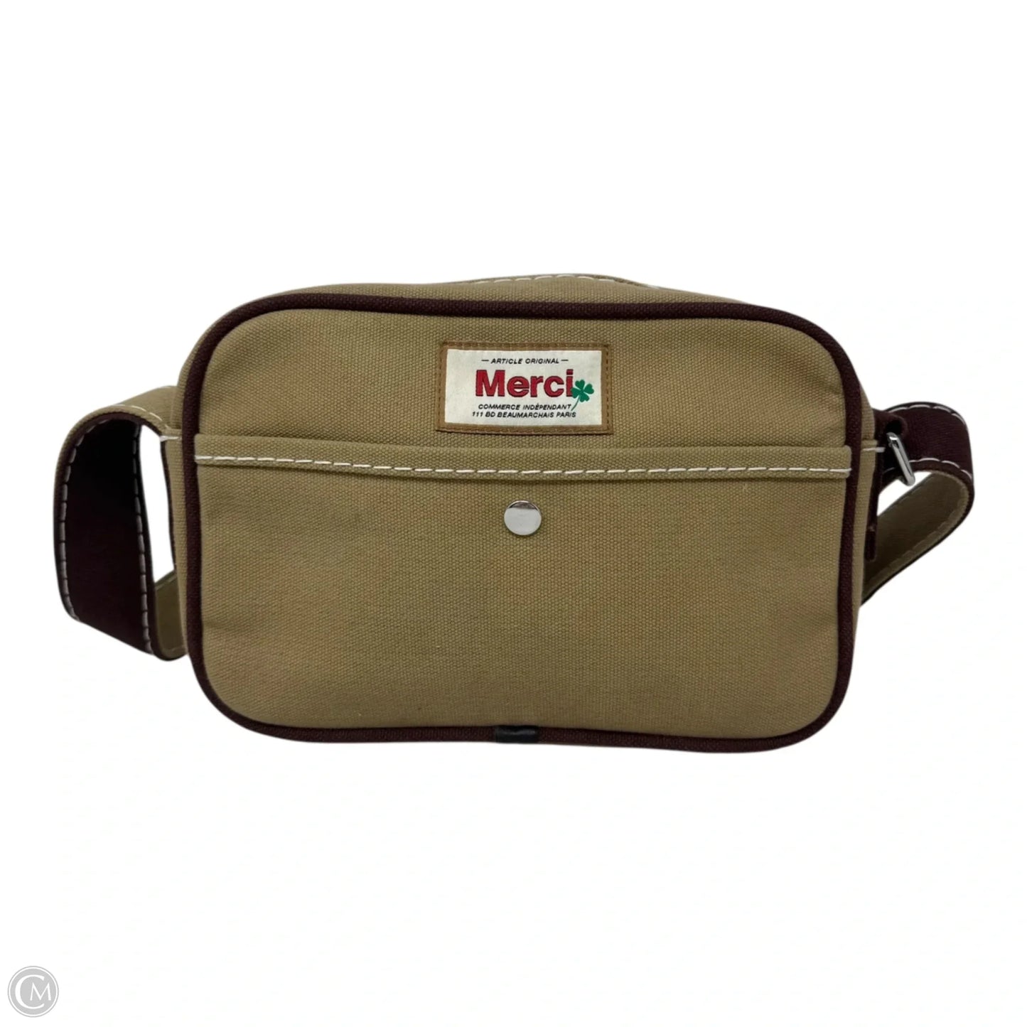 Reporter Canvas Crossbody Handbag By Merci, Size: Small