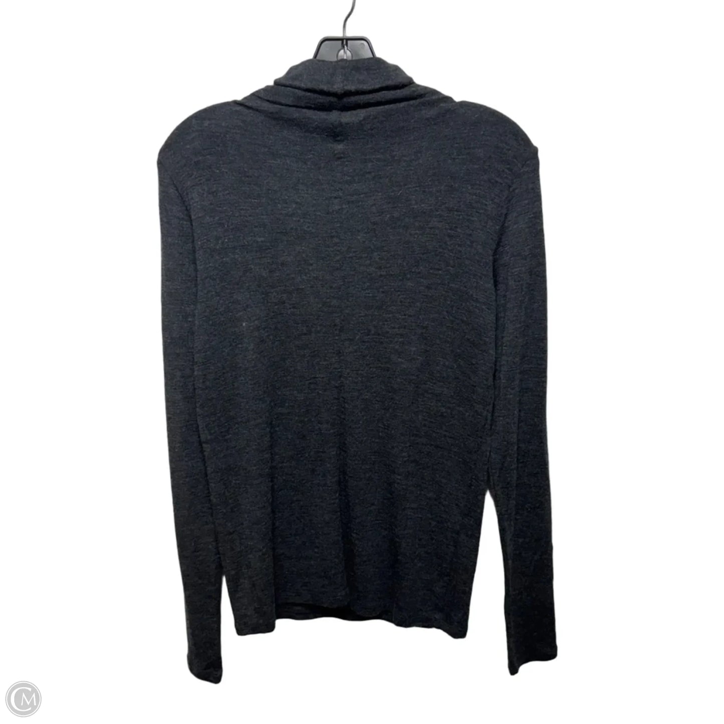 Wool Top Long Sleeve By Vince In Grey, Size: M