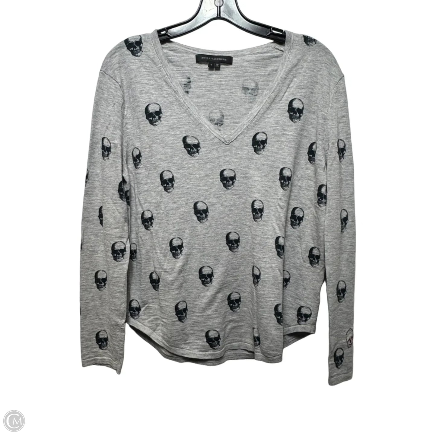 Sweater By Skull Cashmere In Grey, Size: S
