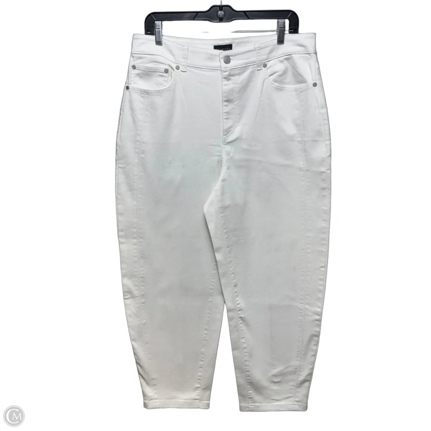 Relaxed Barrel Jeans By Talbots In White, Size: 12