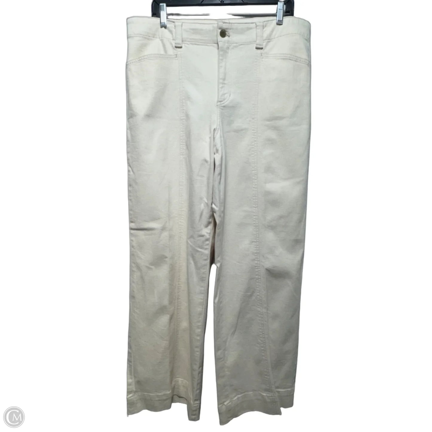 Pants Wide Leg By Talbots In Cream, Size: 16