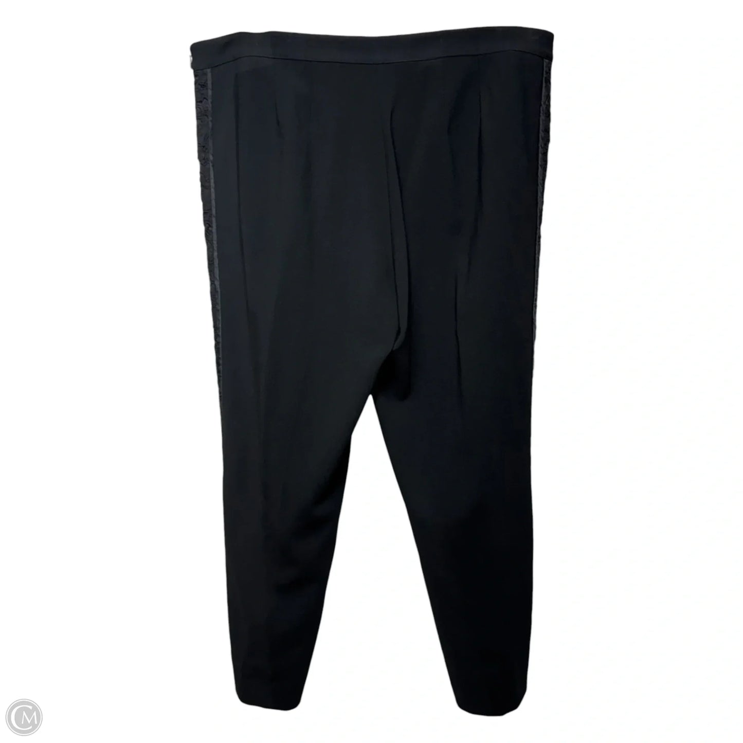 Jennifer Pants Luxury Designer By St John Collection In Black, Size: 14