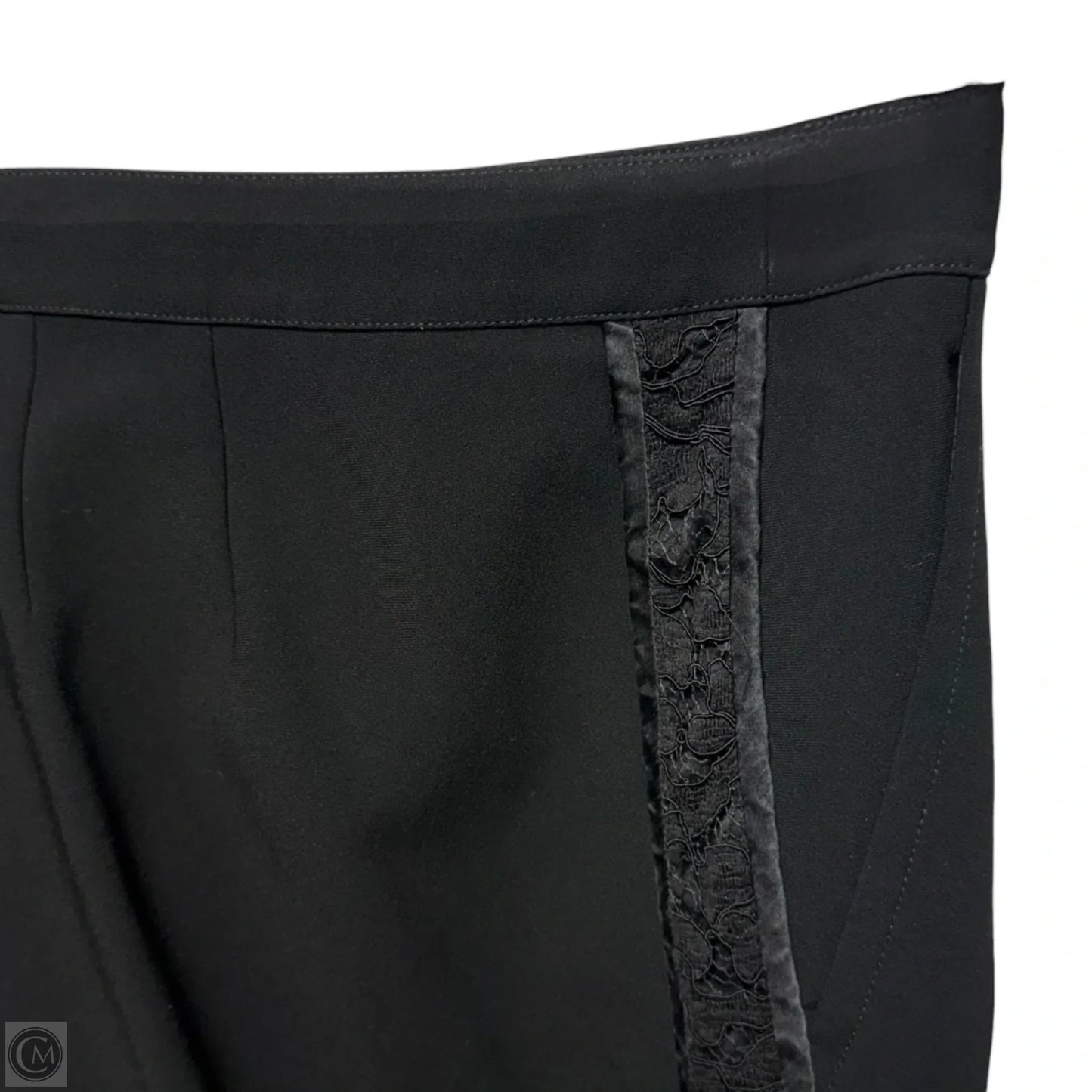 Jennifer Pants Luxury Designer By St John Collection In Black, Size: 14
