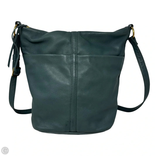 AS IS Handbag Leather By Hobo Intl, Size: Medium