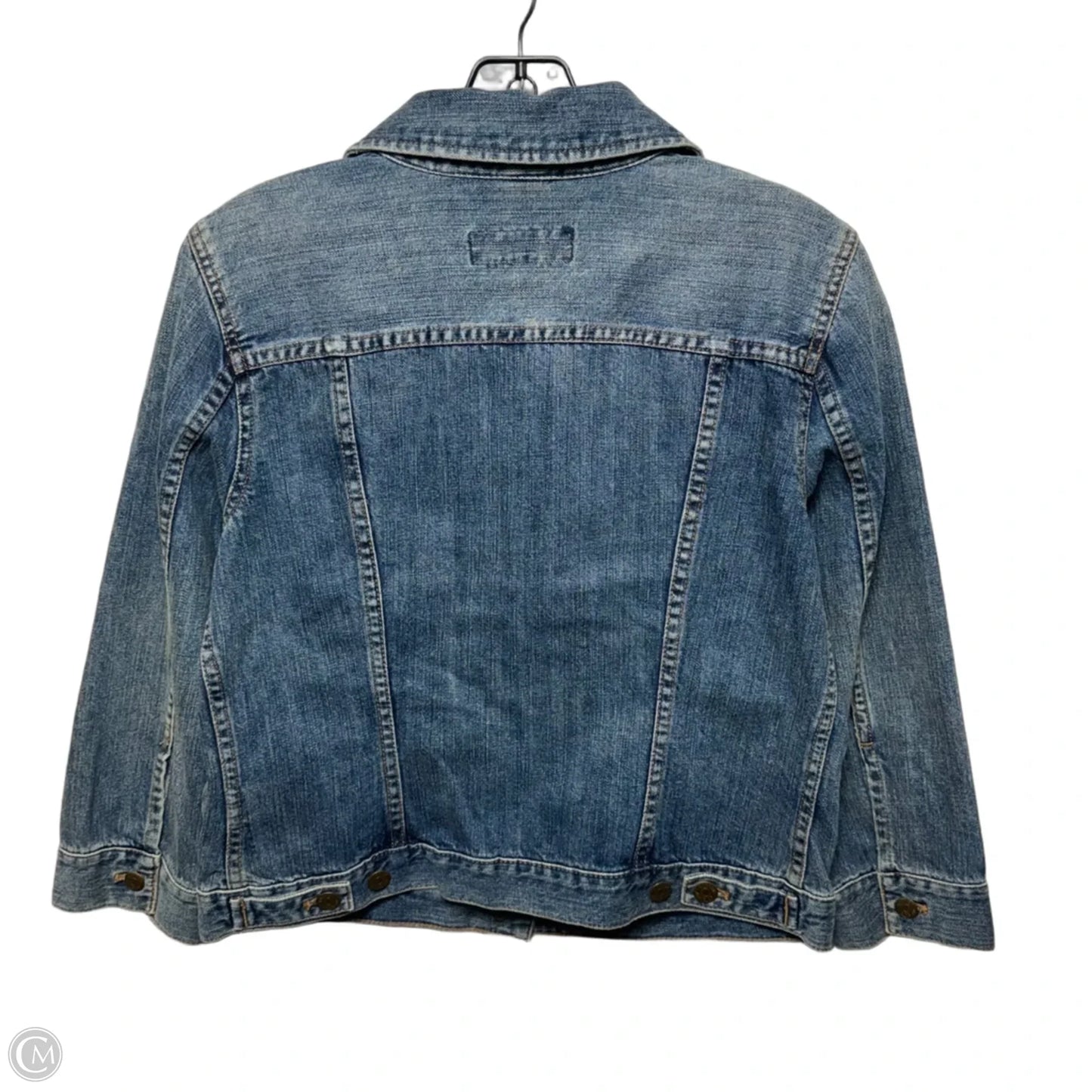 Jacket Denim By Lauren By Ralph Lauren In Blue Denim, Size: M Petite