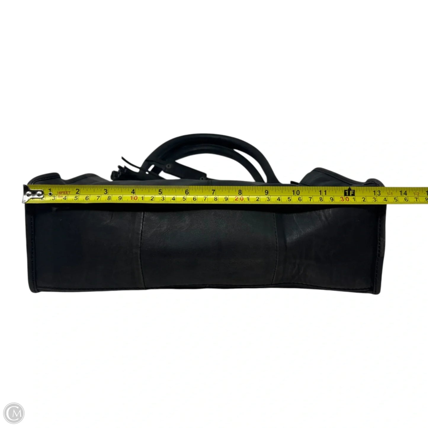 Handbag Leather By Diba, Size: Medium