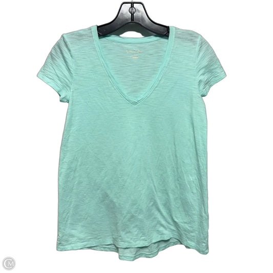 Top Short Sleeve Designer By Lilly Pulitzer In Aqua, Size: Xxs