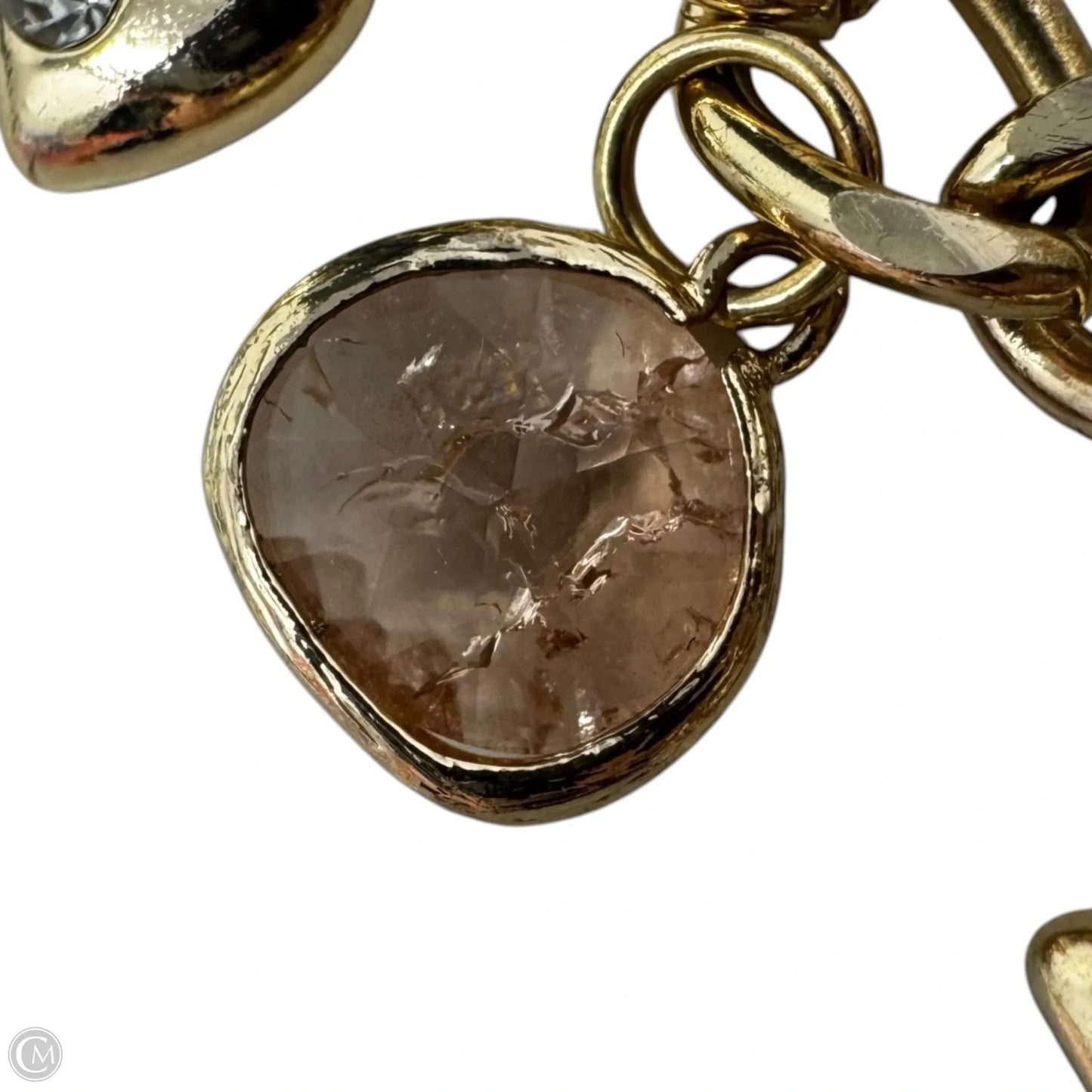 Gold Tone Bracelet Charm Unbranded