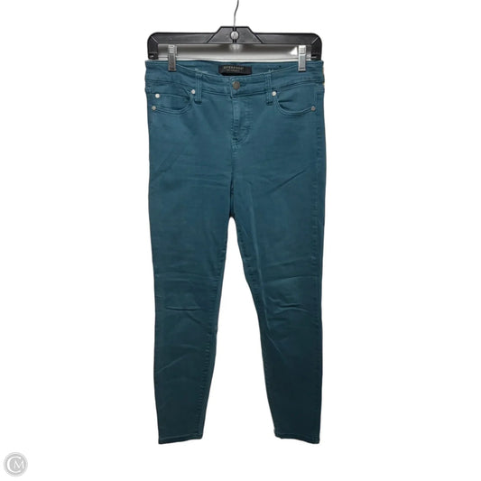 Jeans The Ankle Skinny By Liverpool In Teal, Size: 6
