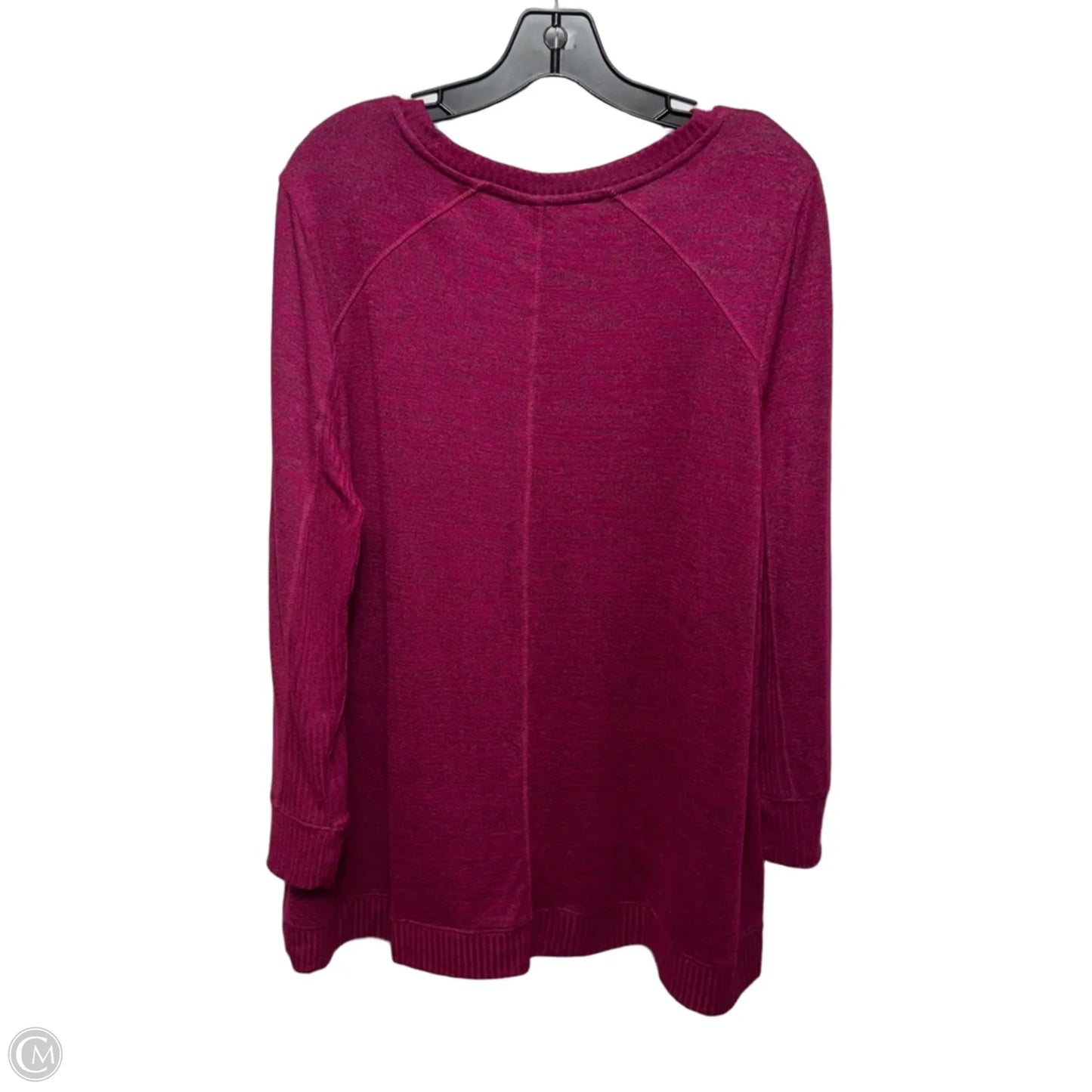 Top Long Sleeve By Chicos Zenergy In Pink, Size: 12