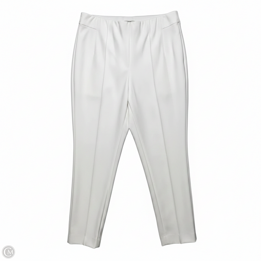 Gramercy Pants Designer By Lafayette 148 In White, Size: 16
