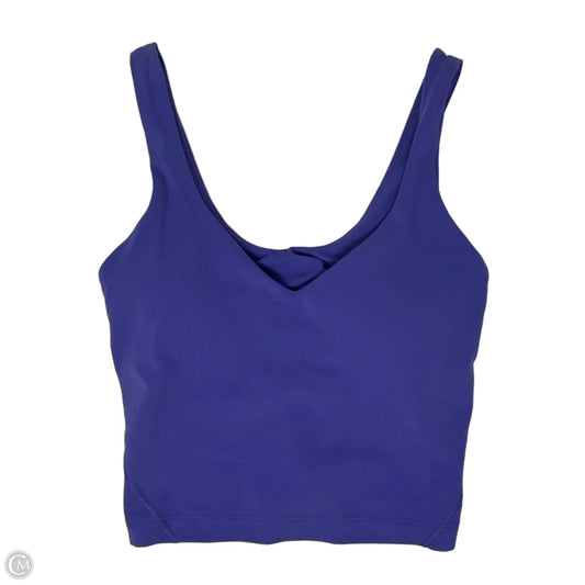 Athletic Bra By Lululemon In Purple, Size: 2