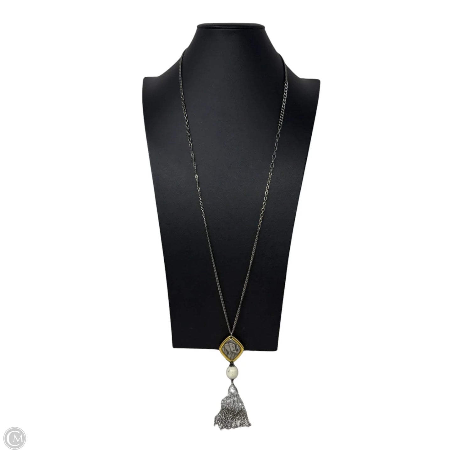 Elephant Tassel Pendant Necklace By Darlene