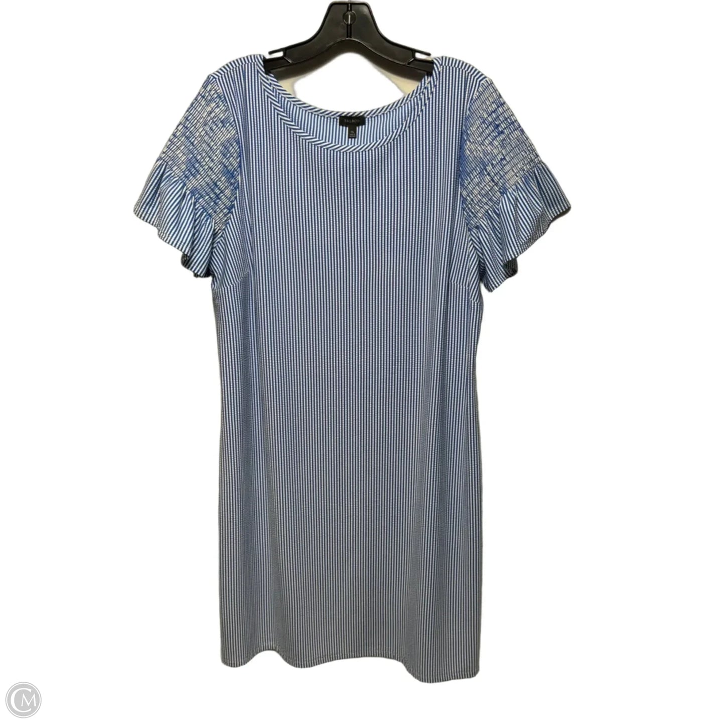 Dress Casual Midi By Talbots In Striped Pattern, Size: Xl