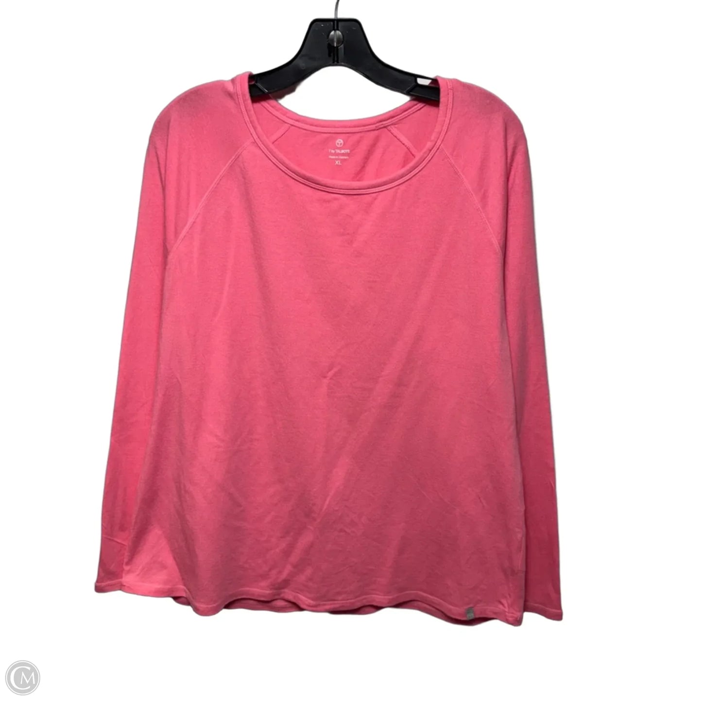 Top Long Sleeve By Talbots In Pink, Size: Xl