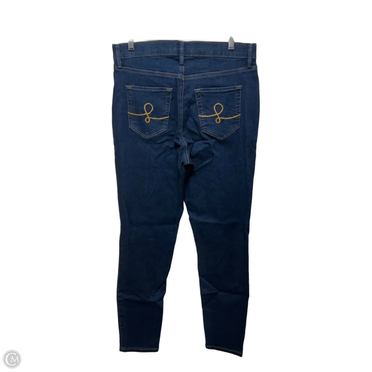 Eagan High Rise Super Jeans Designer By Lilly Pulitzer In Bennet Wash Denim, Size: 10