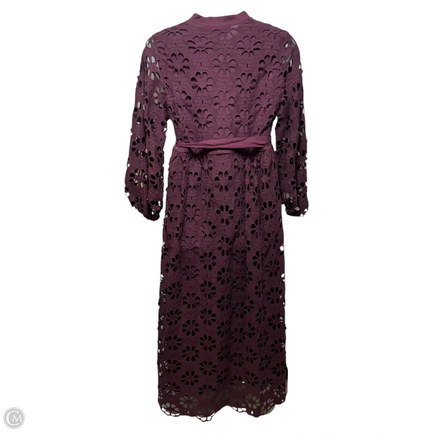 Calliope Lace Maxi Dress By Tuckernuck In Maroon, Size: L