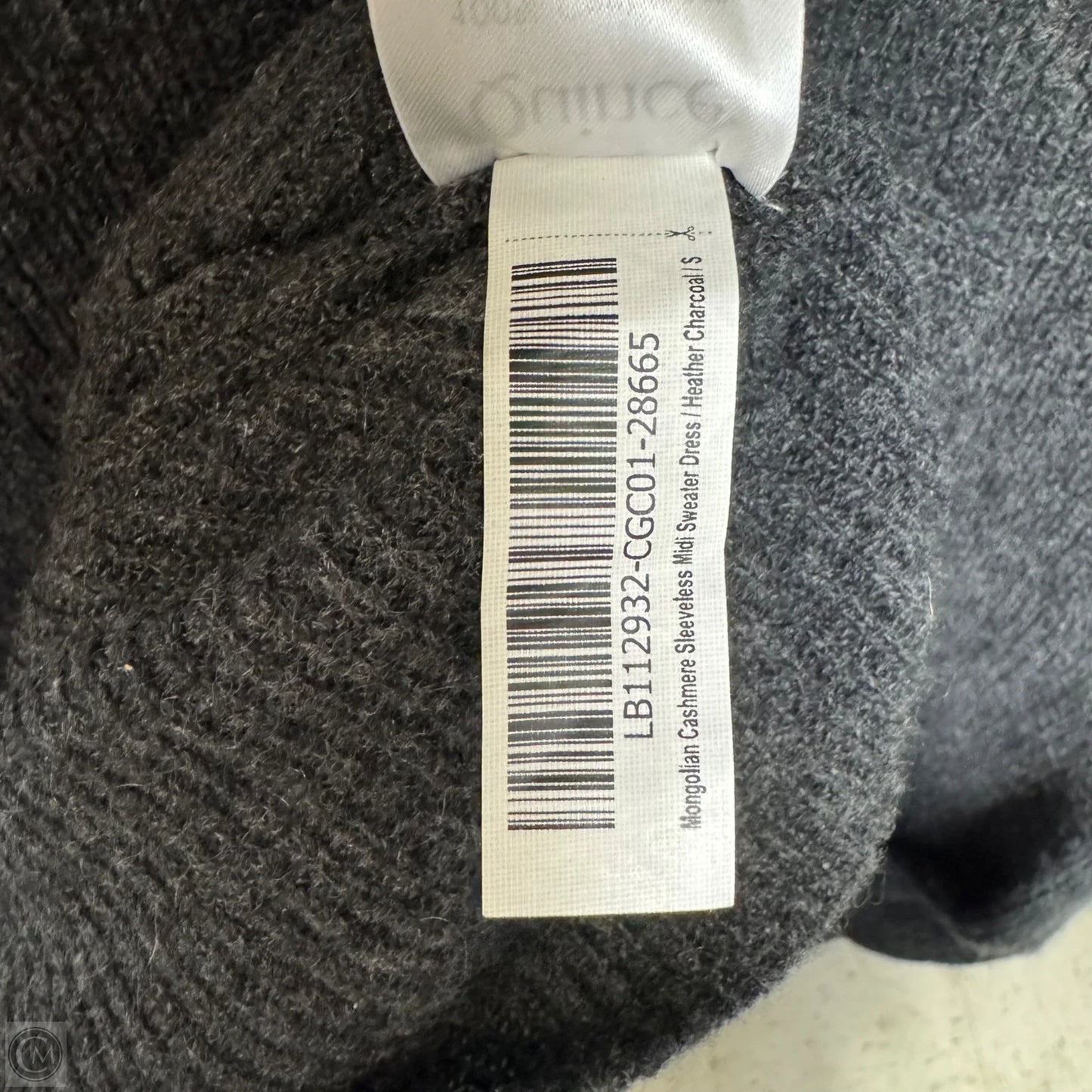 Mongolian Cashmere Sleeveless Midi Sweater Dress By Quince In Heather Charcoal, Size: S