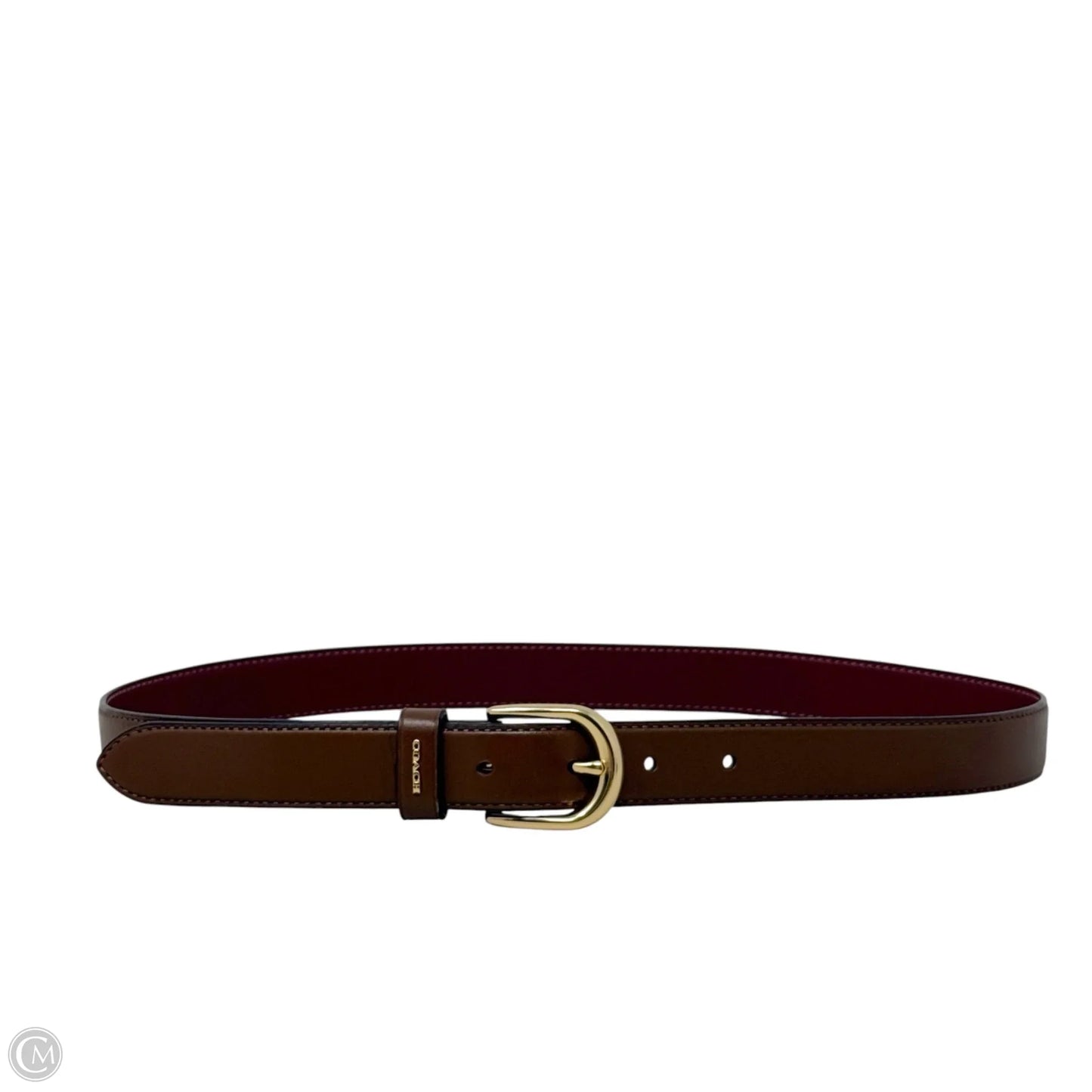 Classic Buckle Belt Designer By Coach, Size: Small