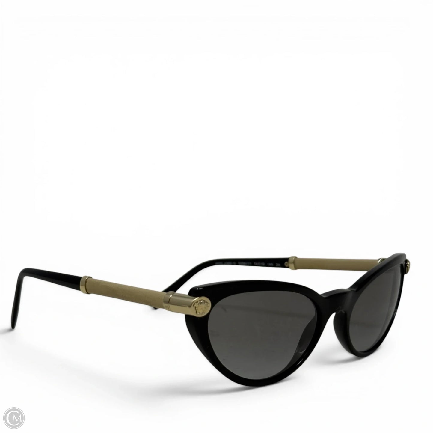 Vintage Mod 4035Q Cat Eye Sunglasses Luxury Designer By Versace