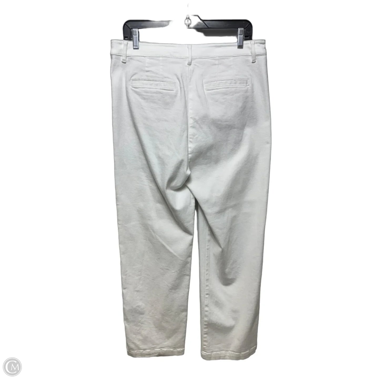 High Rise Trouser Jeans By J Jill In White, Size: 14