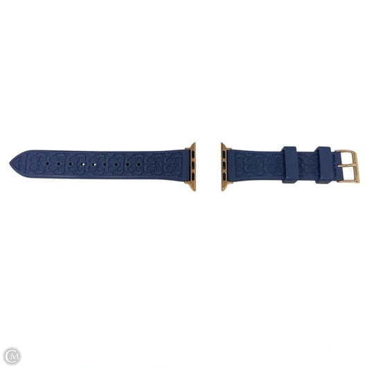 Signature C Silicone Apple Watch Strap By Coach
