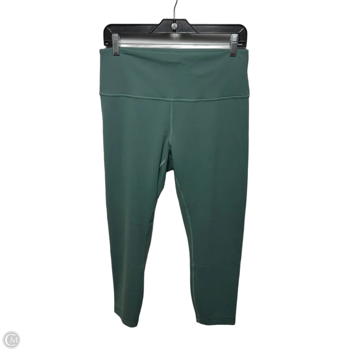 Wunder Under Crop Leggings By Lululemon In Green, Size: 12