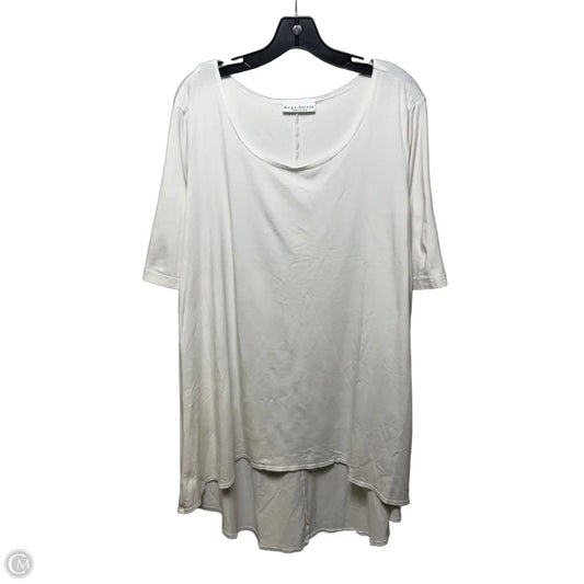 Tunic 3/4 Sleeve By Bryn Walker In White, Size: Xl