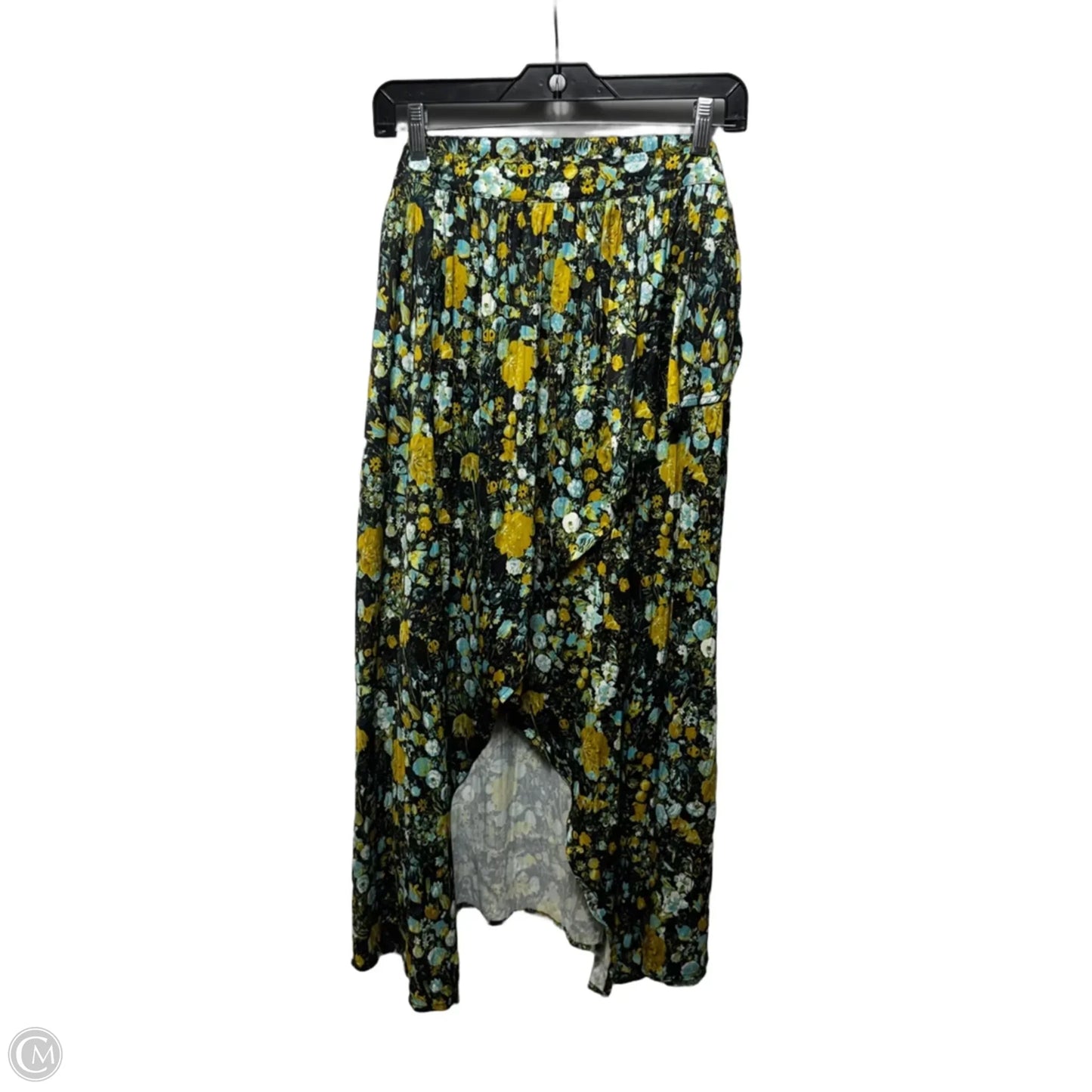Layered Midi Skirt By Maeve In Floral Print, Size: Xl