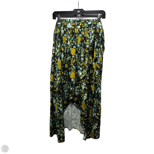Layered Midi Skirt By Maeve In Floral Print, Size: Xl